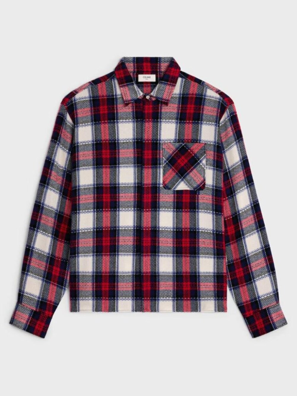 Celine Cashmere Overshirt Jacket Tag Size 41 Men